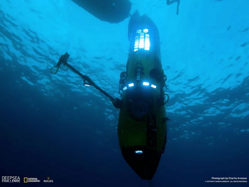 Режиссер Титаника совершил одиночное погружение на дно Марианской впадины (6 фото + 2 видео)