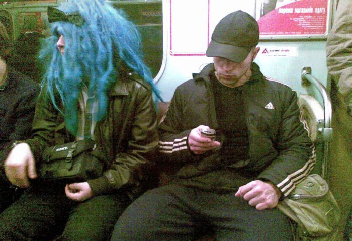 Кого можно встретить в метро (72 фото)