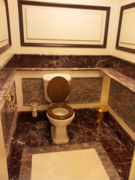 Исторический туалет в ГУМе (10 фото)
