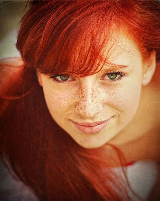 Потрясающие рыжеволосые девушки (60 фото)