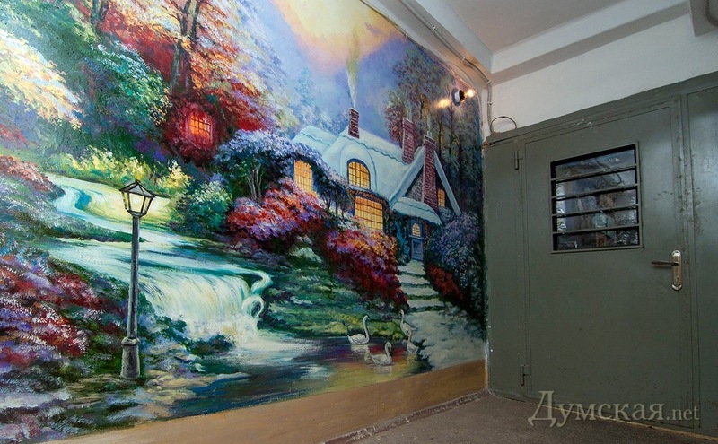 Культурно разрисованный дом (35 фото)
